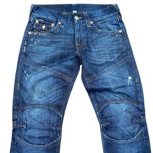 Vintage True Religion Jeans Size 29 MOTO Blue